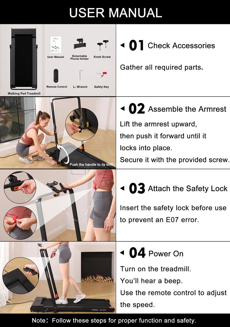 8.7MPH LICHICO Treadmill with 4-Level Incline, Flat/Incline Modes, Remote Control, Quiet Motor, Stable 2-in-1 Running Machine for Home & Office Fitness 8.7MPH LICHICO Treadmill with 4-Level Incline, Flat/Incline Modes, Remote Control, Quiet Motor, Stable 2-in-1 Running Machine for Home & Office Fitness