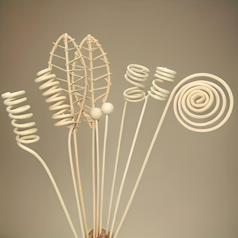 12pcs Original No Fire Diffuser Sticks, Fragrance Bottle Replacement Sticks, Bohemian Home Decor, Suitable for Vases and Centerpieces