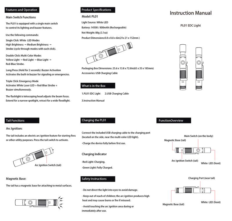 LED Flashlights Mini Camping Flash Light with High Lumens, Magnetic Tail, Zoomable, Bright,Versatile Tactical Flash Light for Home Outdoor Camping Running, Jogging, Walking, Mother's Day Valentine's Gifts