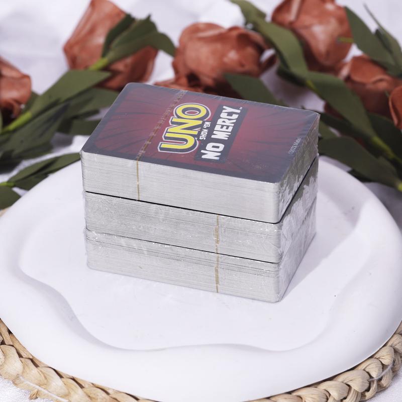 2025 New 168 Pieces UNO No Mercy Game Board Game Cards UNO Table Family Party Leisure UNO Games Cards Toy Family Fun Game
