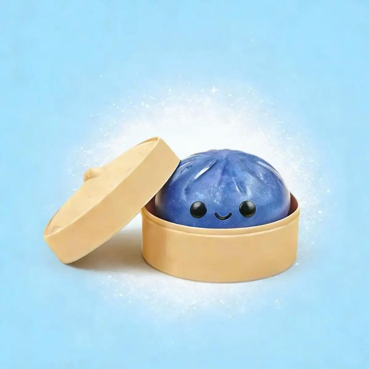 Expressive Dumpling Soft Toy, Secret Gift Box, Stress Relief Toy, Unisex, Random Style, Valentine's Day & Easter Gift, Kids' Exchange