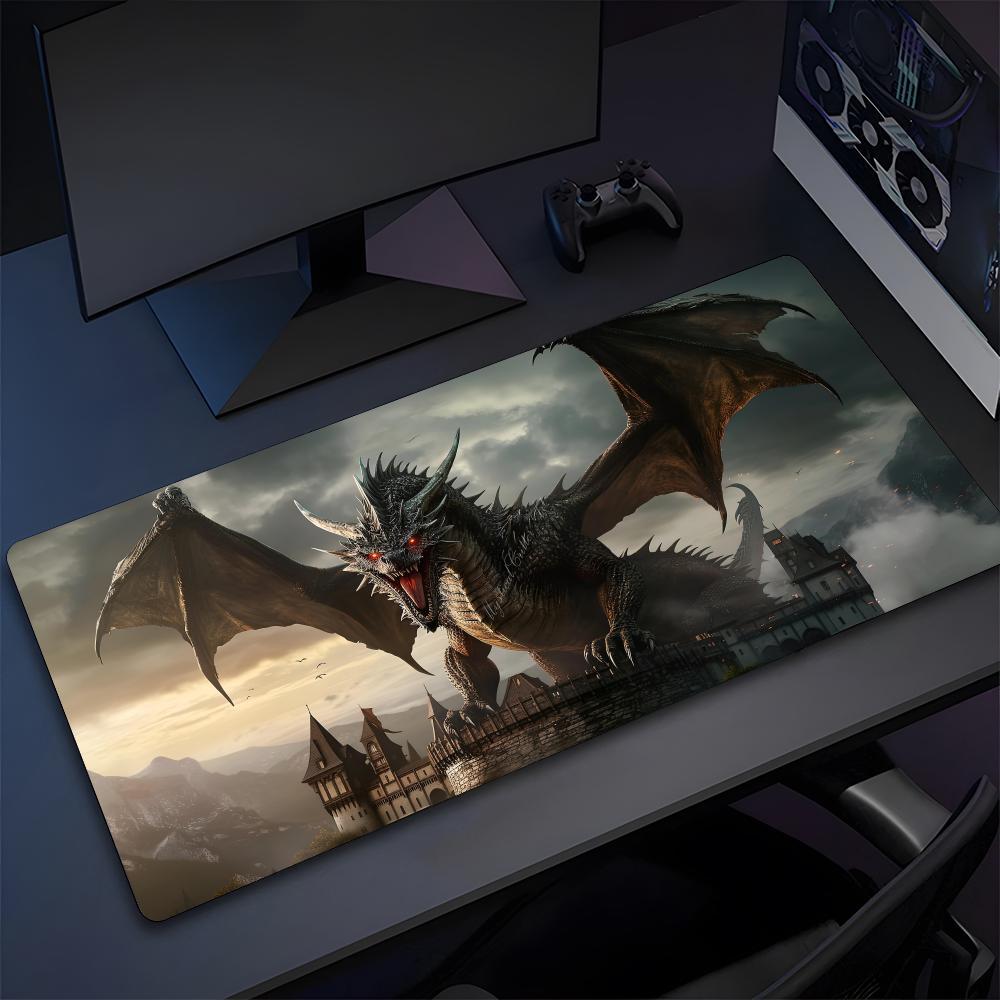 Extra Large Dragon Pattern Mouse Pad High Quality Natural Rubber Mouse Pad The Most Professional Washable Laptop Mouse Pad Gaming Mousepad Universal Mouse Pad