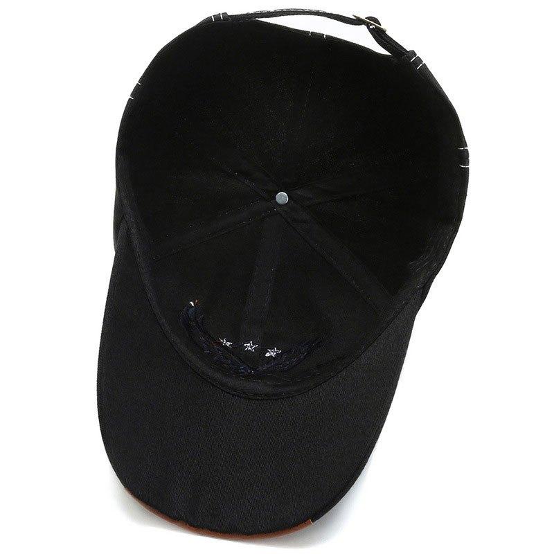 Eagle Embroidered Baseball Cap Fitted Snapback Hats for Men and Women, Trendy Streetwear Breathable Casual Outdoor Hat, Embroidered Caps