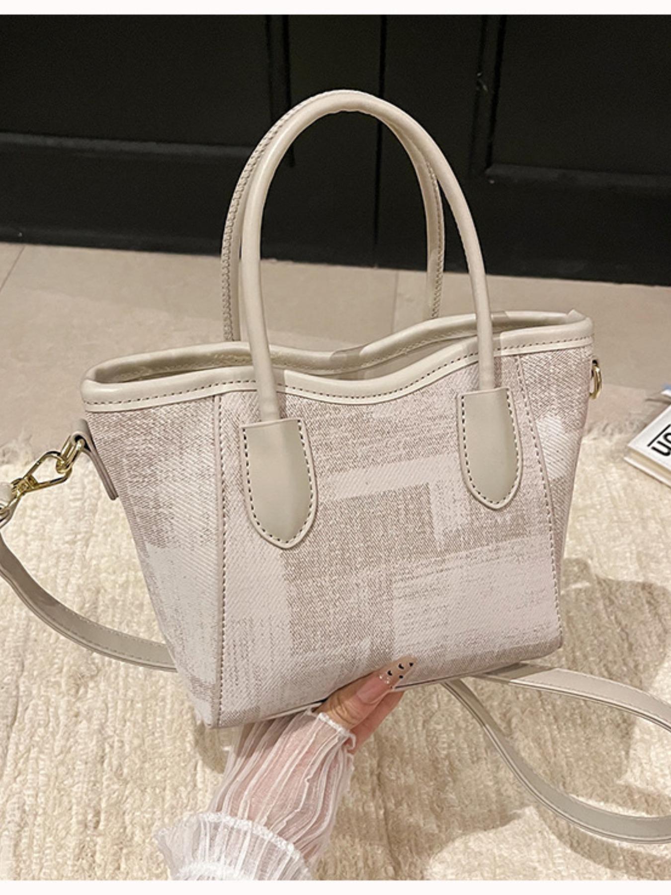 Unique Design Bucket Bag for Women, 2026 New Single Shoulder Crossbody Bag, Simple Casual Elegant Trendy Handbag for Ladies