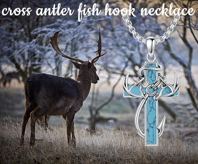 MEIDERBO 925 sterling silver cross antler necklace, special version can hold ashes,Autumn New Arrival, graduation gift, boys American cross antler necklace stainless steel chain, inspirational Bible verse cross pendant, personalized Christian gift for men