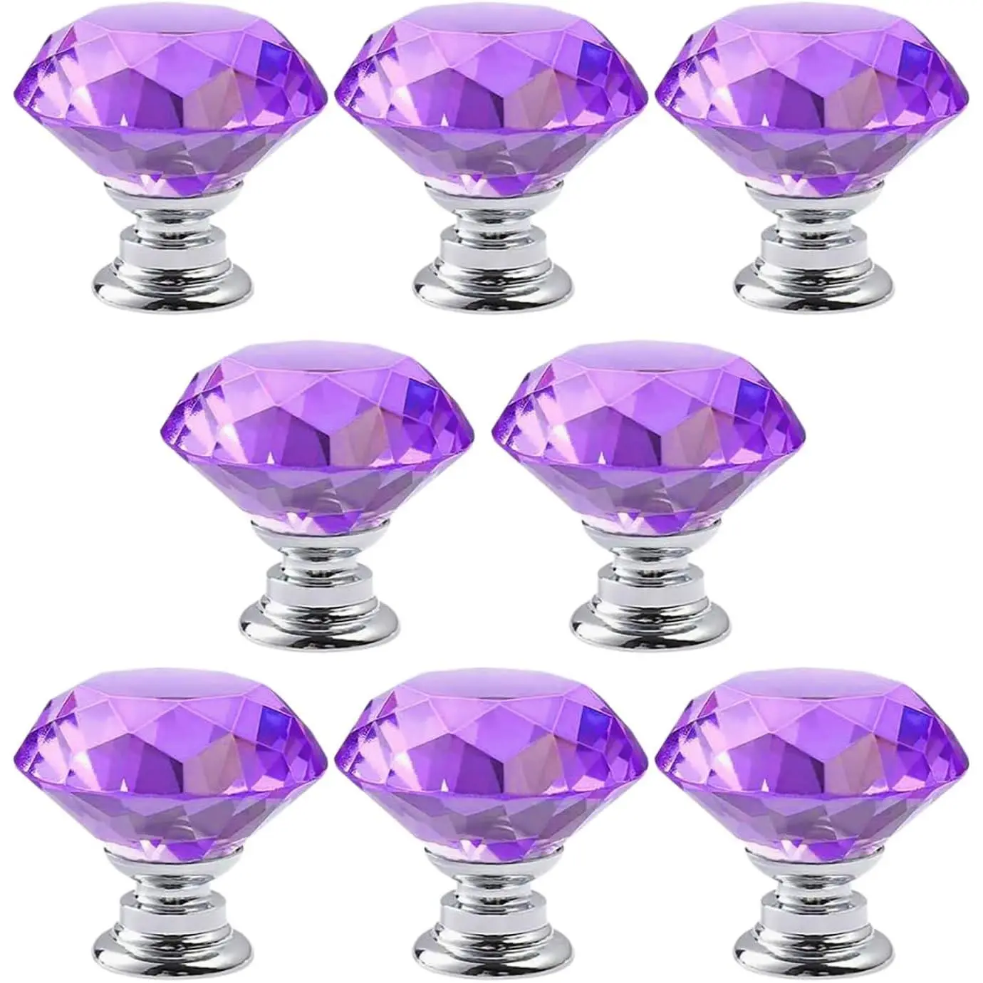 8 Pcs (Purple)