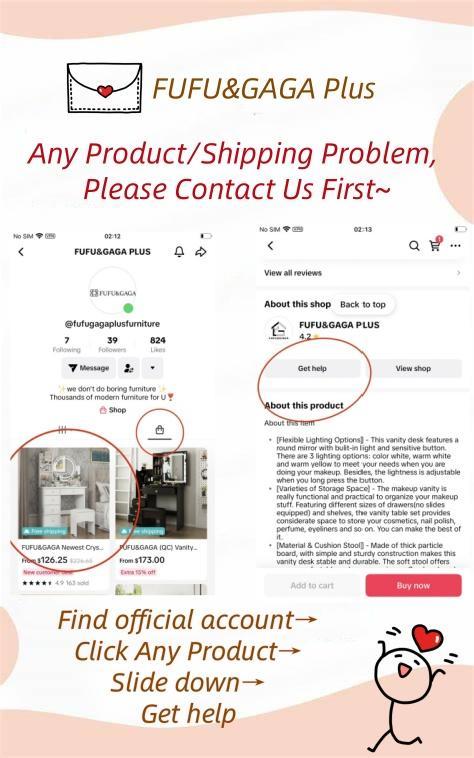 FUFU&GAGA  Modern Nursery Dresser Chest with 5 Drawers, 2 Open Shelves & Guard Table Top, Wood Dresser Storage Chest of Drawers (47.2”W x 19.5”D x 36.1”H) White Furniture