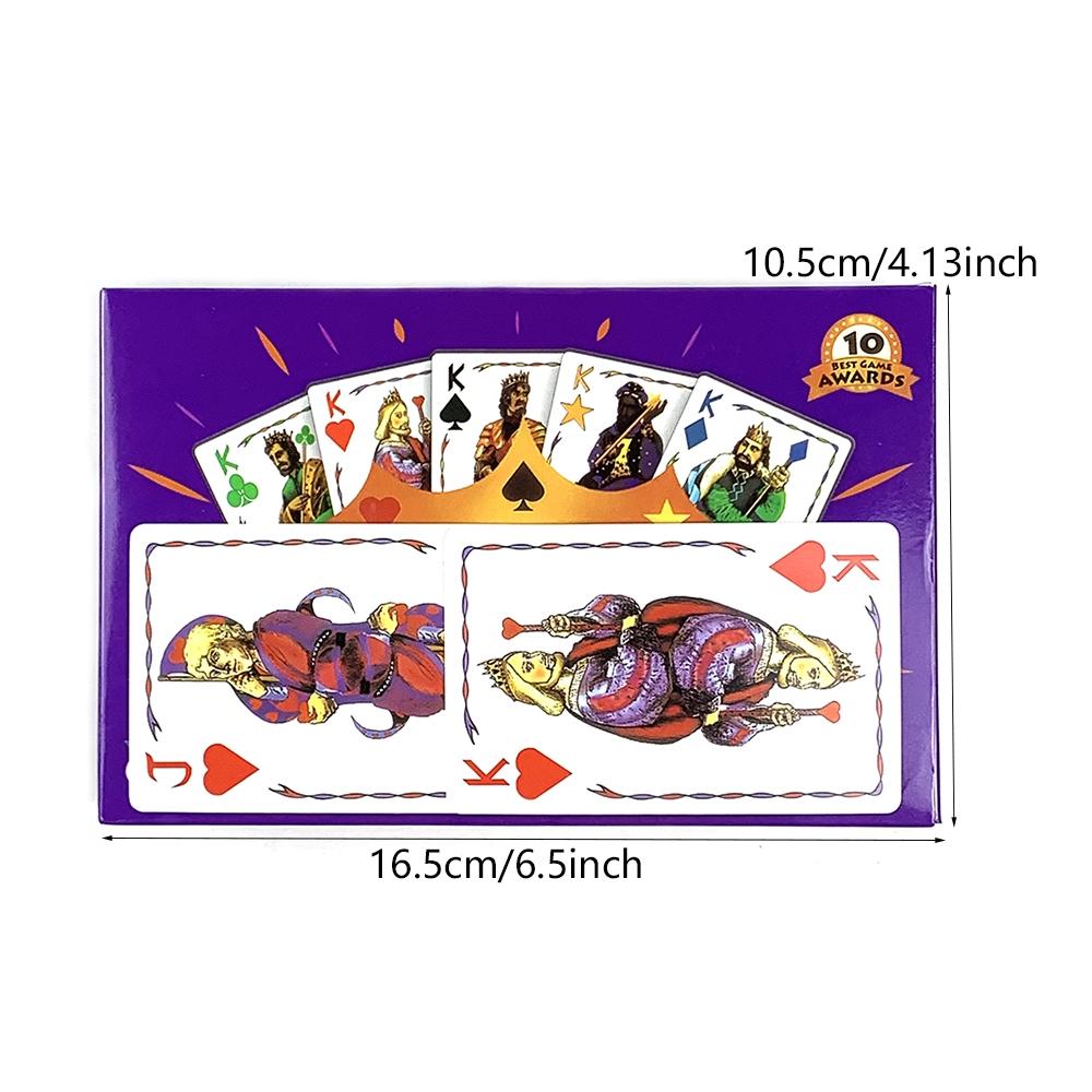 Interactive Poker Card Game Box, Family Fun Essential, Enhance the joy between family and friends, Easter, Christmas, Thanksgiving, New Year's festival party, gatherings, social events, and table card games