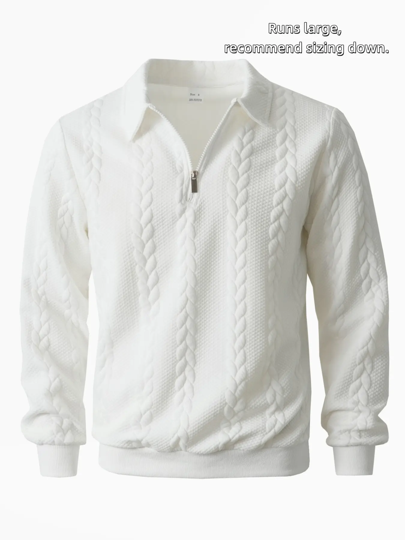 Men's Spring Outfits Knitted Polo Neck Long Sleeve Fitted Knitwear Sweatshirt for Daily Wear, Casual Basic Knitwear, Old Money Zipper Half Button Design, Casual Versatile Sweater Pullover, Essential for Man's Wardrobe