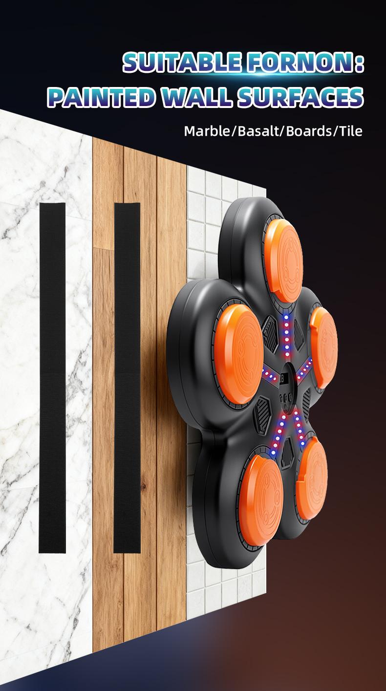 Smart Bluetooth-compatible Boxing Machine for Kids Aged 3+, Space-Saving Design, Precise Counting, Fun Fitness, USB PD Charging, Gift Idea