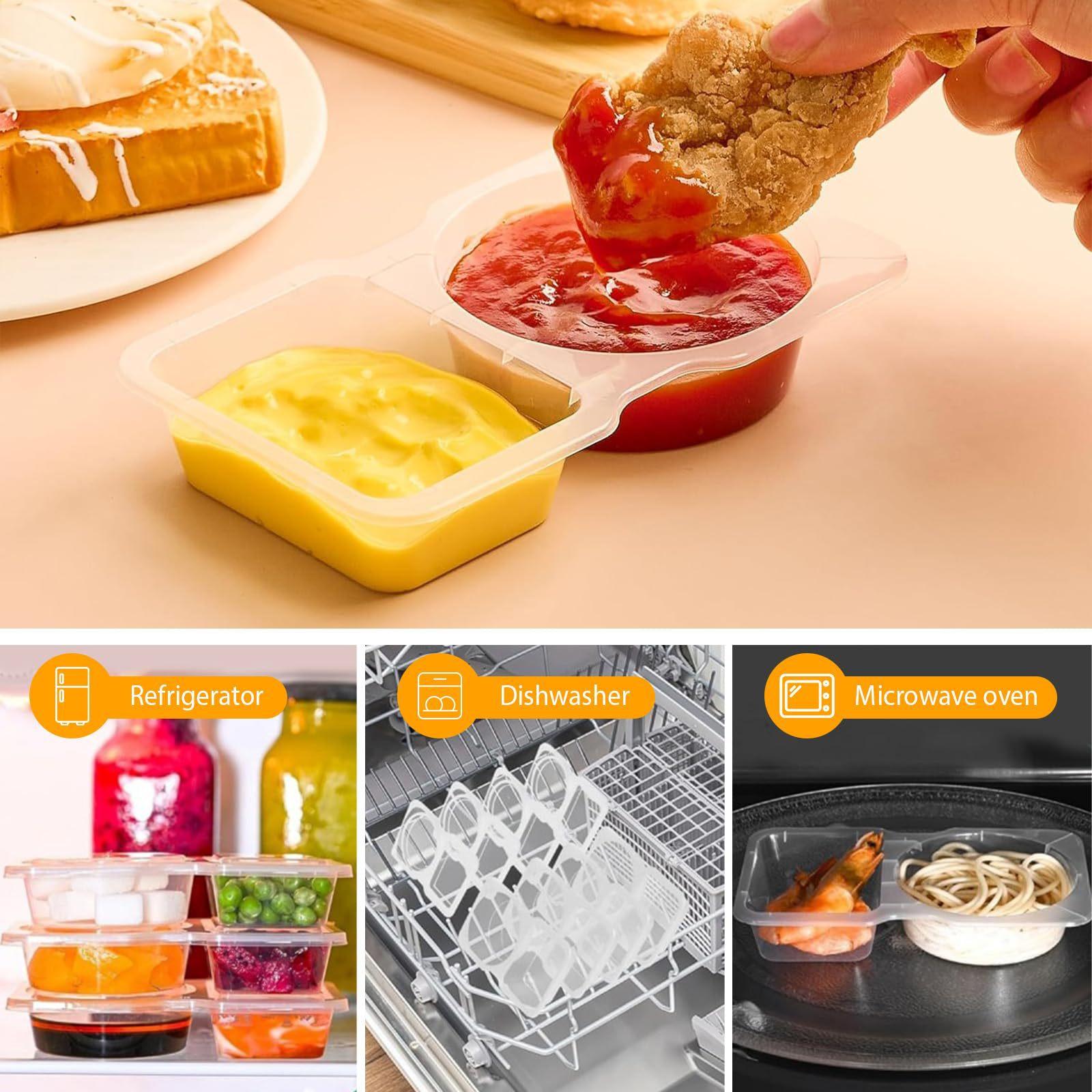 20 Pcs Snack Containers，Snackle Box Container，Plastic Food Storage Containers with Leak-Proof Lids, Suitable for Lunches, Picnics, and The Office,Stackable. Essential Food Storage Containers for The Kitchen.