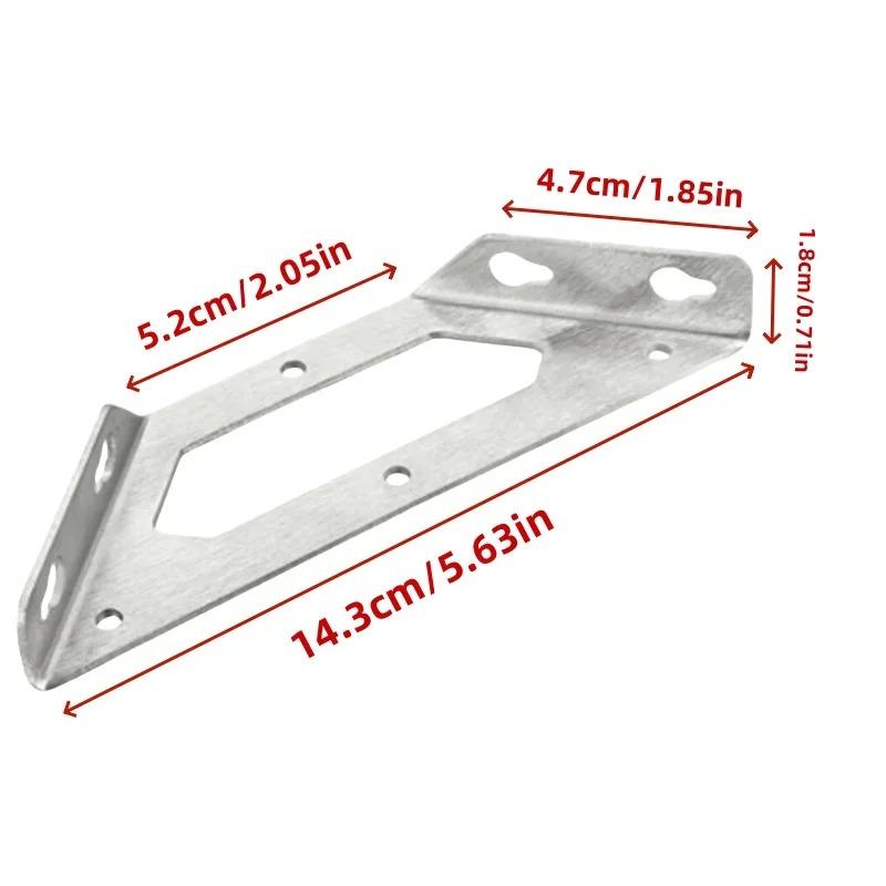 Triangular Support Frame, Furniture Bracket, Universal Corner Code Fastener, Suitable for Tables, Chairs, and Beds