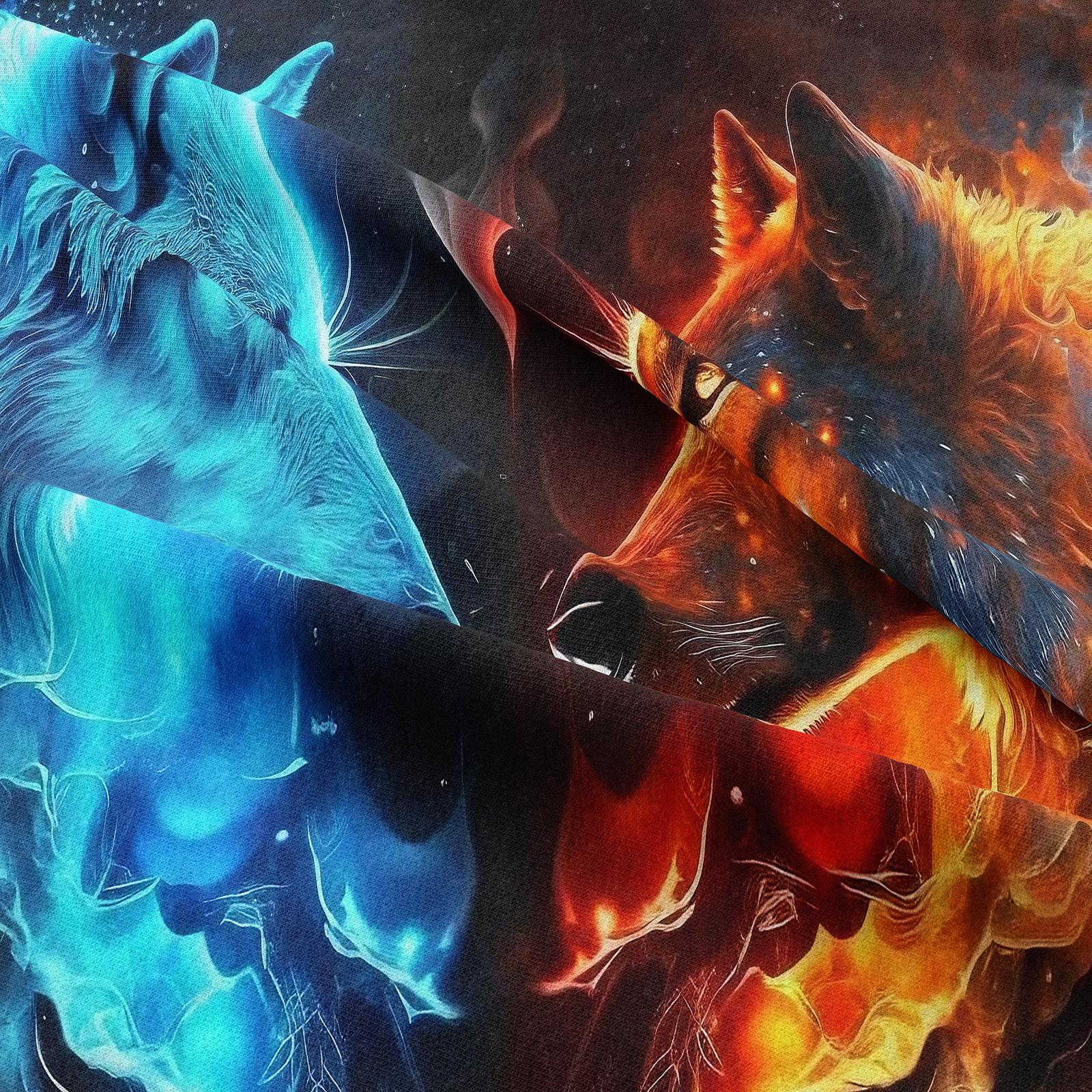 Wolf Pattern Bedding Set, 2/3 Counts/set Including 1 Thin Quilt & 1/2 Pillowcase, Bedding Supplies for Home Bedroom Hotel