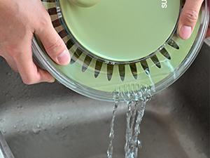 Susteas 5-in-1 Multifunctional Salad Spinner – Large Stainless Steel Chopper, Colander, Dehydrator, Drainer & Bowl – Versatile Kitchen Tool Durable Vegetable Slicer Fruit Vegetable Slicer Utensils