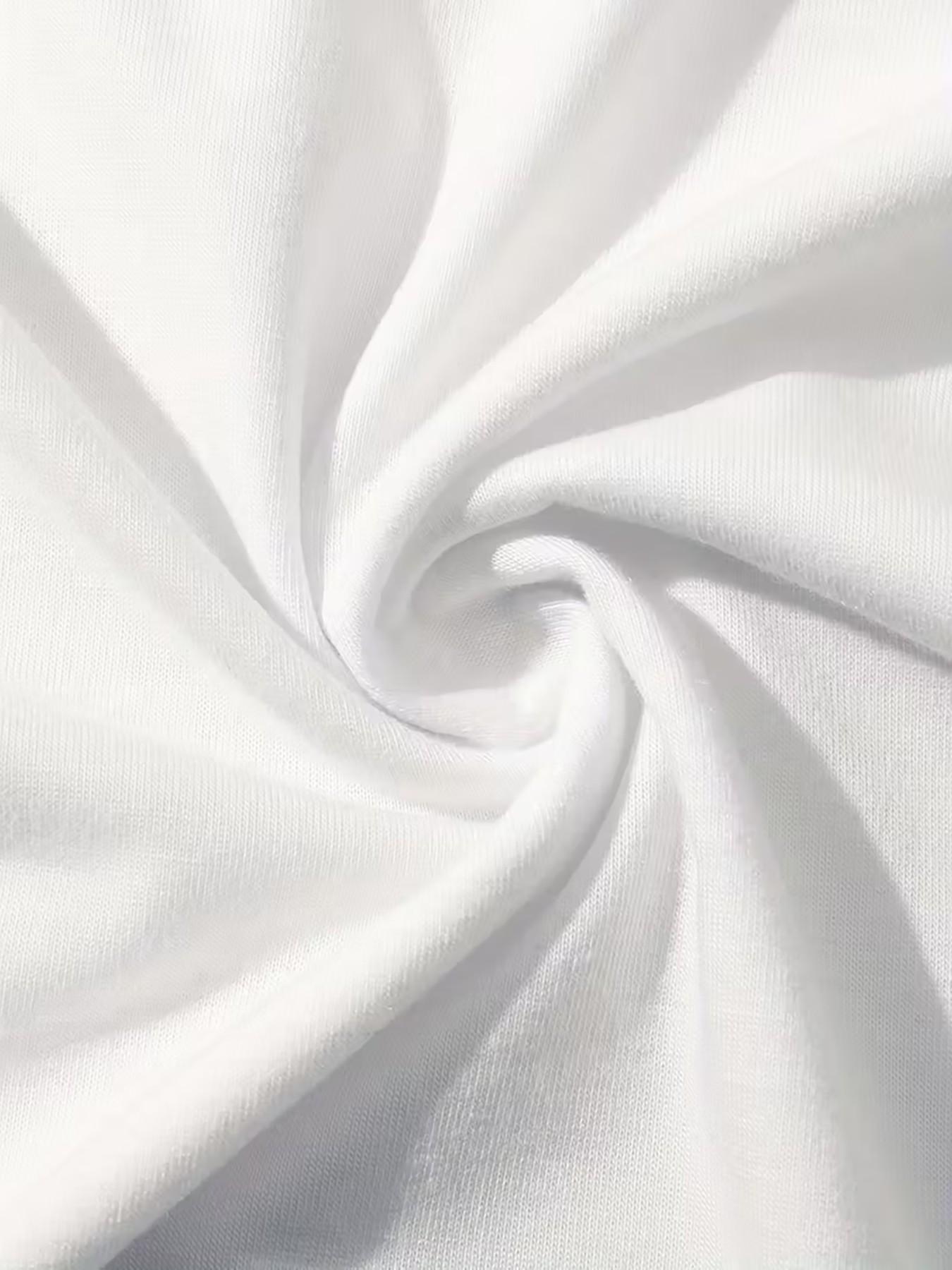 Men's Summer Micro-Stretch Comfort Round Neck Printed T-Shirt, Fashionable Trendy Wear, Best Choice for Men, Casual Stylish Tee