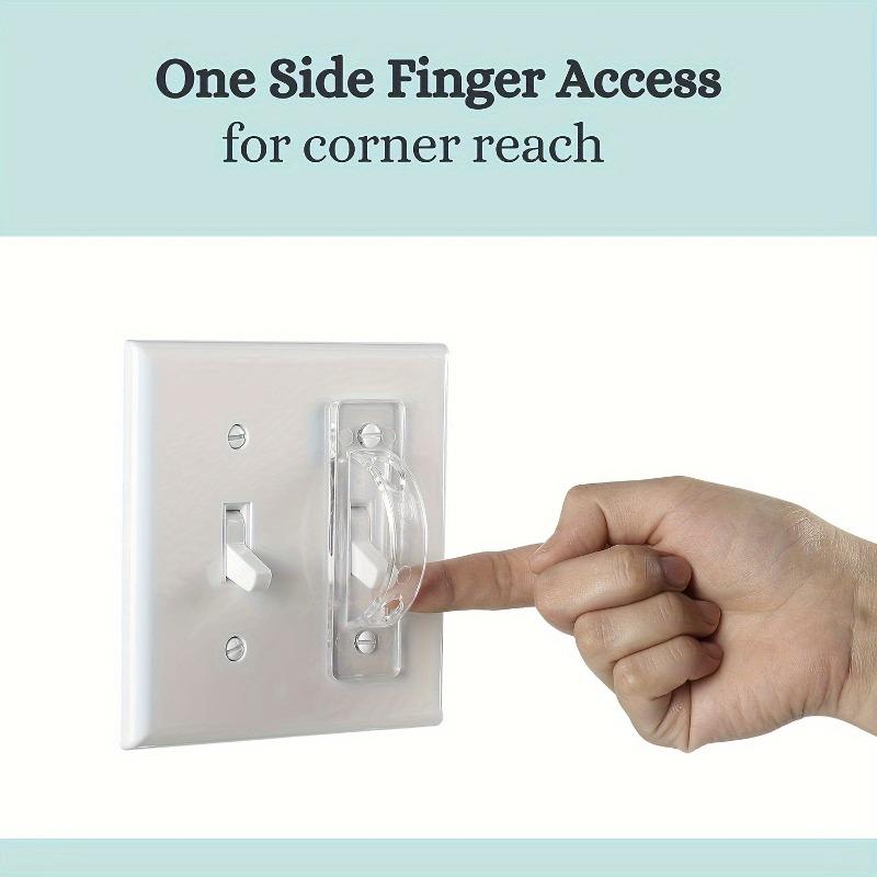 Transparent switch protection cover, switch guard plate, toggle switch cover, switch lock, switch protection cover to prevent children from opening
