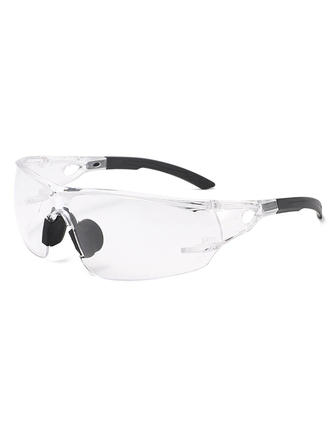 Fashion Goggles with Clear Lenses, Anti-scratch Protection Eyeglasses for Men and Women, Ideal for Daily Use and Outdoor Activities