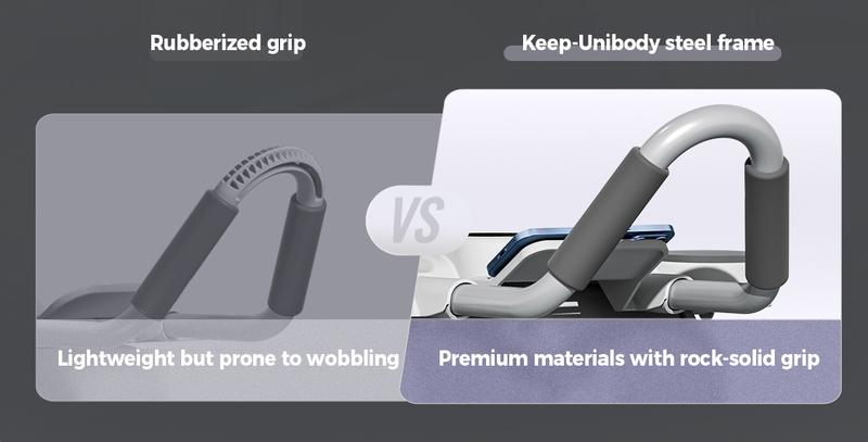 KEEP Ab Roller Wheel with Knee Mat, Automatic Rebound Abdominal Wheel with Elbow Support Ab Workout Equipment for Strengthening Core Muscles Abs Exercise Roller for Women Men