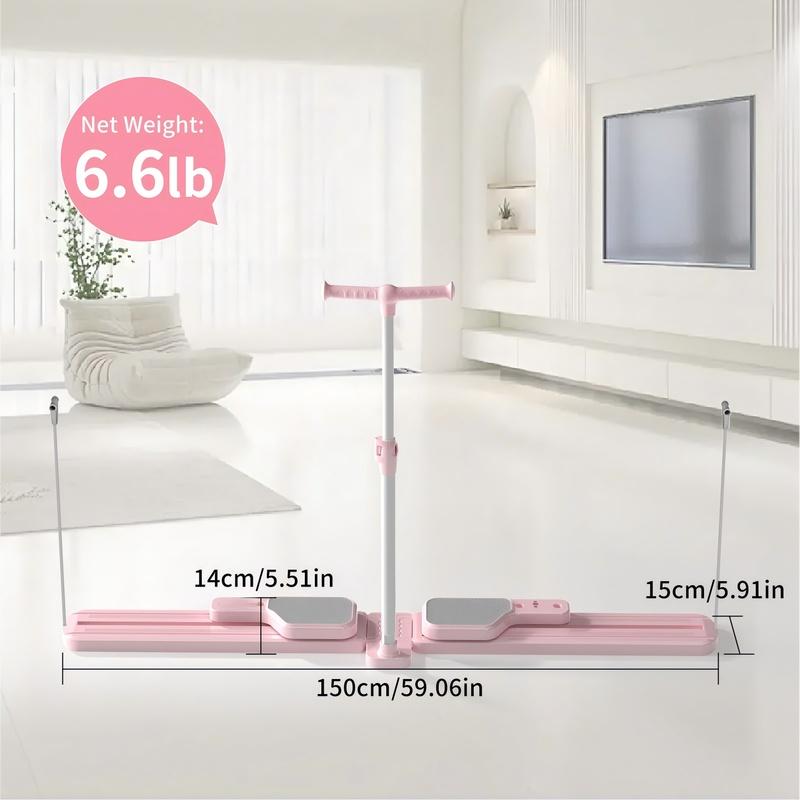 Adjustable Height Ski Machine Trainer, Simulated Skiing Sports Equipment, Indoor Use, Detachable Design for Easy Storage, Fun Fitness Equipment Suitable for the Whole Family, Can Be a Holiday Gift
