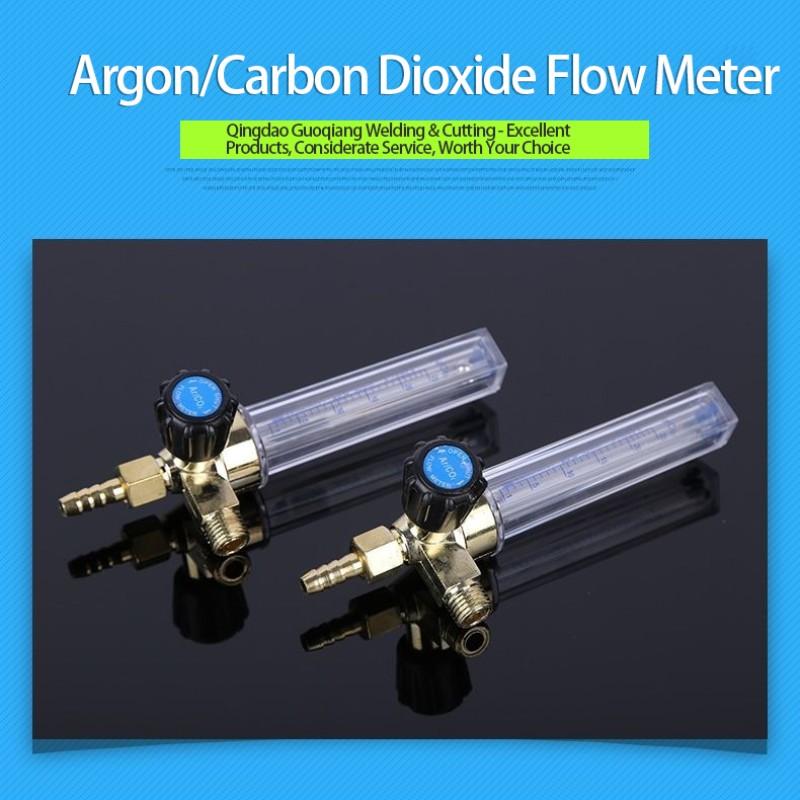 Full Copper Argon Flow Meter, Arc Welder Gas Flow Gauge, Co2 Float Flowmeter, Welding Pressure Reducer, Precision Measurement Tool