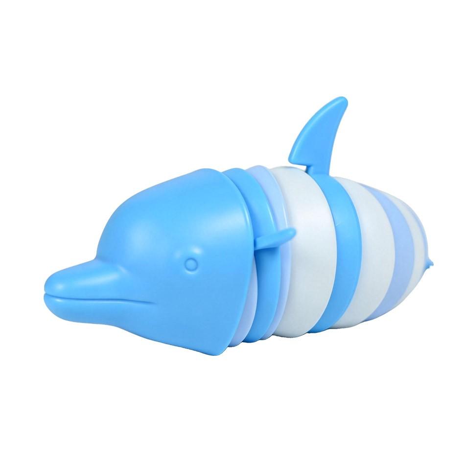 2026 New 3D Joint Shark and Dolphin Ocean Shape Stress Relief Toy, Bendable and Twistable Tail, Fun and Relaxing Plaything Great for killing time at work, relieving anxiety, and a fun gift for shark lovers.