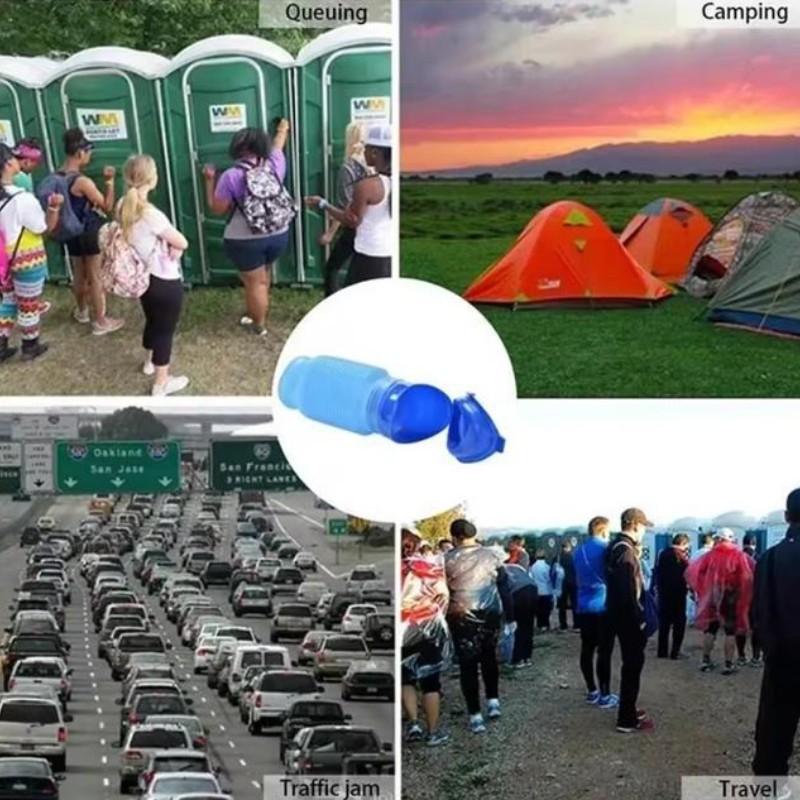 Men's Emergency Urine Device Set, Reusable Diaper Bucket, Portable Leak-Proof Camping Toilet, Outdoor Travel Essentials