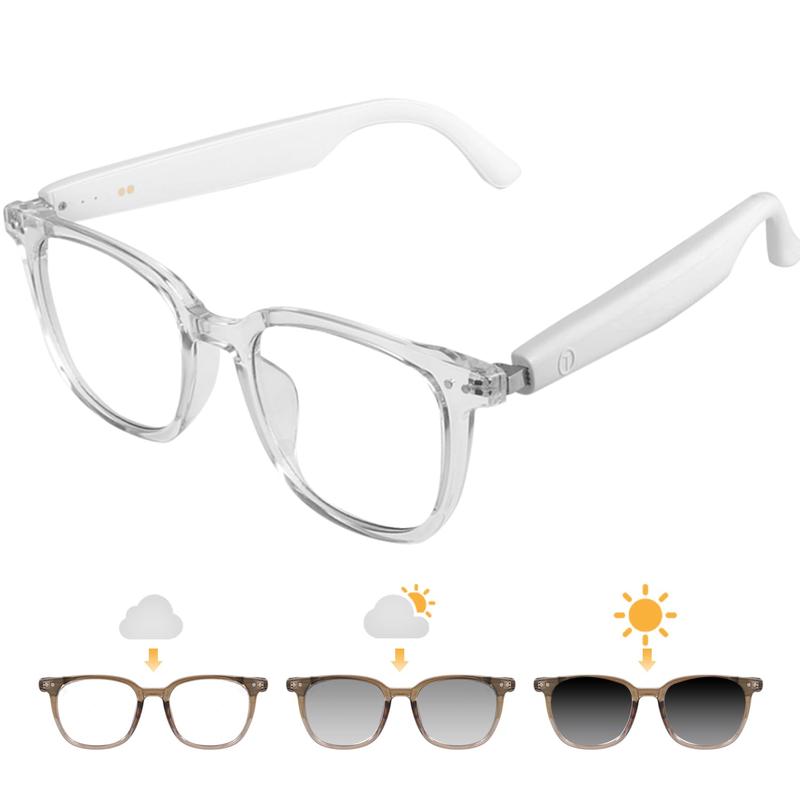 Qrd Smart Wireless Bluetooth-compatible Glasses, Fashionable Open-Air Audio, Touch Control Music & Calls, Multi-Function Eyewear