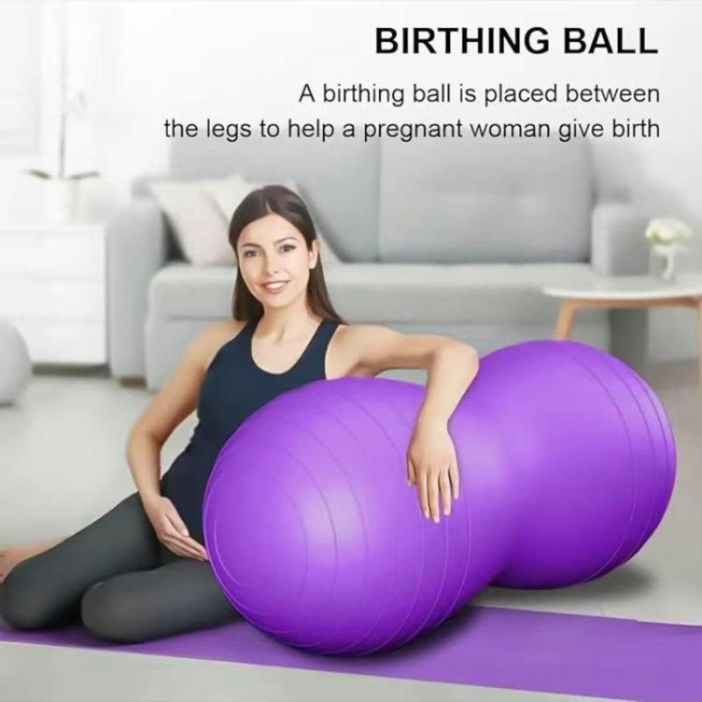 45cm Extra Thick Exercise Yoga Ball - Non-Slip & Durable, Includes Pump, High Weight Capacity & Burst-Resistant for Gym, Balance, Pregnancy, Pilates & Physical Therapy, Gym Equipment