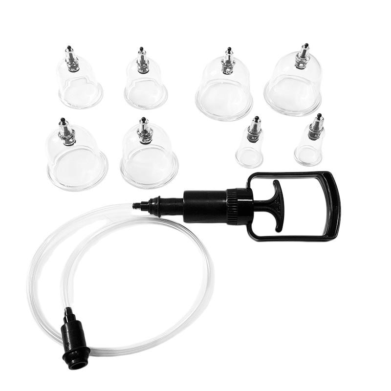 Transparent Vacuum Cup Massage Set, Home Use Muscle Relief Massager, Personal Body Massage Tool, Transparent Vacuum Cup Therapy Kit