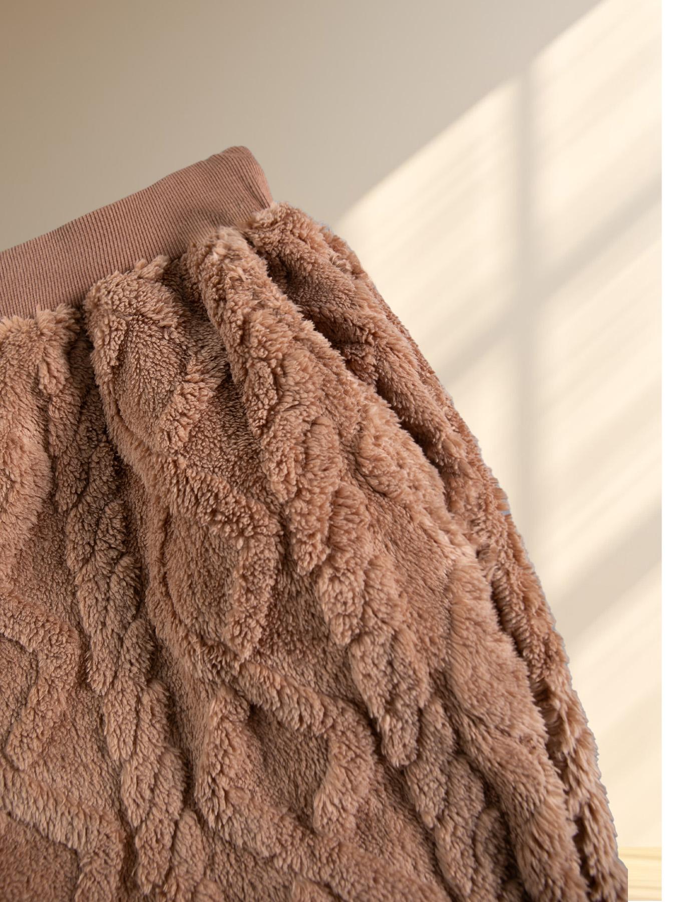 Lambswool Hooded Long Sleeve Sweater Set Texture Three-Dimensional Warm Soft Glutinous Skin-Friendly Fabric Casual Laid-Back Style 18 - 45 Years Old Men and Women Autumn and Winter Daily Commute/Home/Outdoor All-Matching