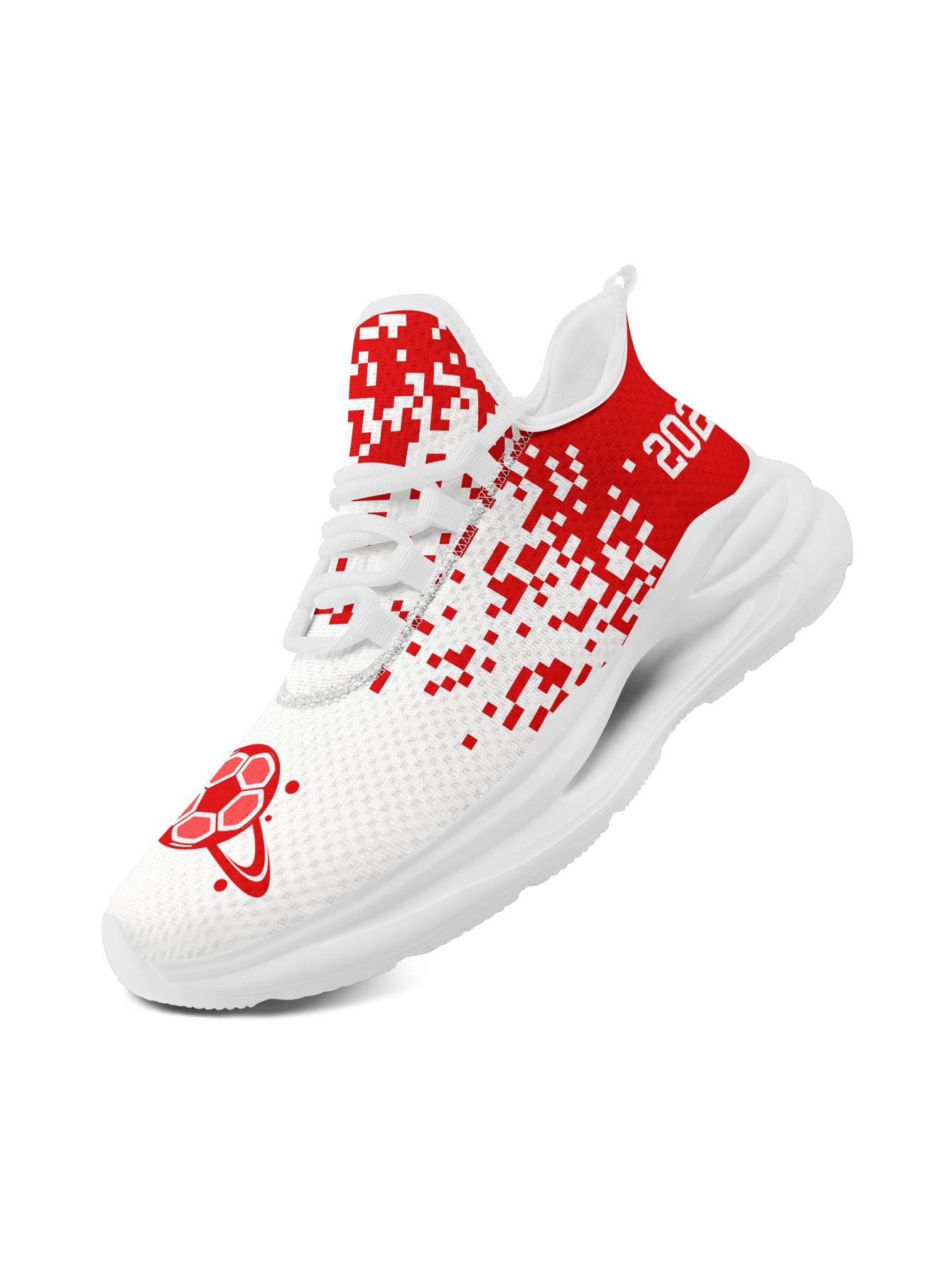 COOLCUSTOMIZE Men's SUI 2026 Soccer Pixel Art  Sports Shoes, Stylish Breathable Running Sneakers, Casual  Footwear