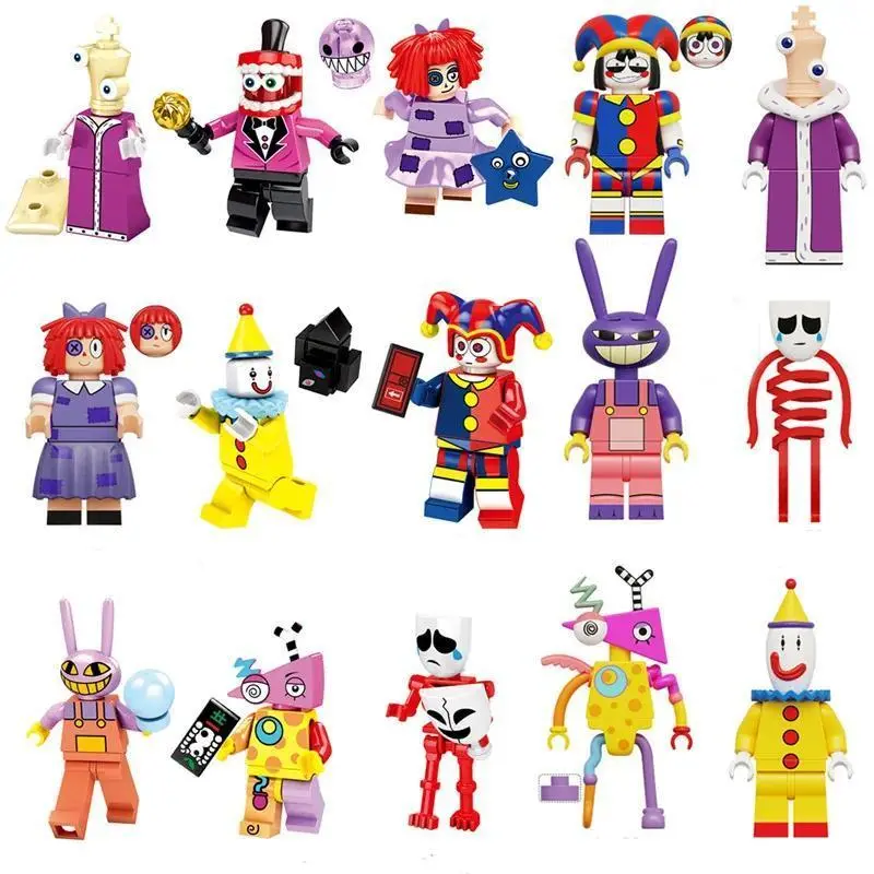 2026 New hot item   8 Sets The Amazing Digital Circus Magical Digital Assembly Doll Toy