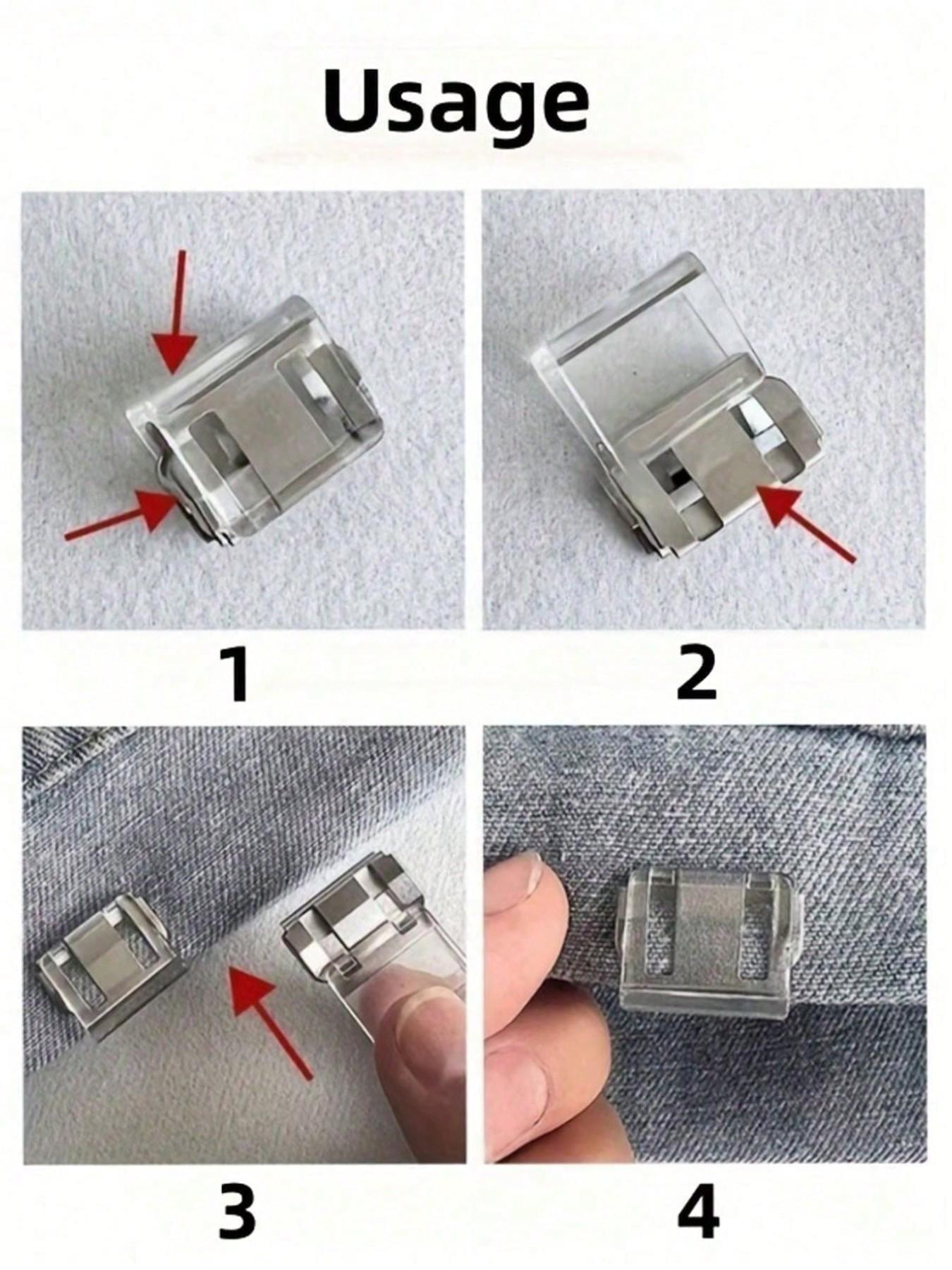 Pants Leg Hem Clips - Invisible Pant Leg Fixers, Pant Leg Hem Clips, No Need Sewing Hem Clips To Prevent Dragging, For Sun Hat/Bucket Hat Cord Clips,Pants Leg Shortening Invisible Fixed Clip, Pants Leg Prevention Dragging, No Sewing Hidden Buckle Leg Clos