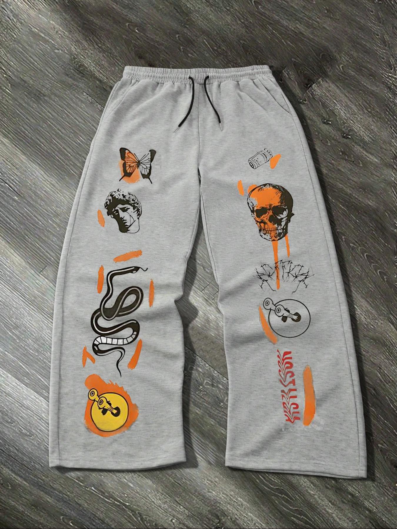 Men's Casual Fitted Sports Pants, casual sports trousers, Street Style Joggers, Fashion Essential for All Seasons, Moderate Fabric Thickness