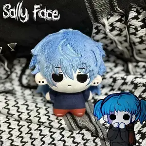 Game Sally Face Sal Anime Cosplay Halloween Scared Character Model Halloween Adorable Plush Backpack Pendant Keychain Keyring