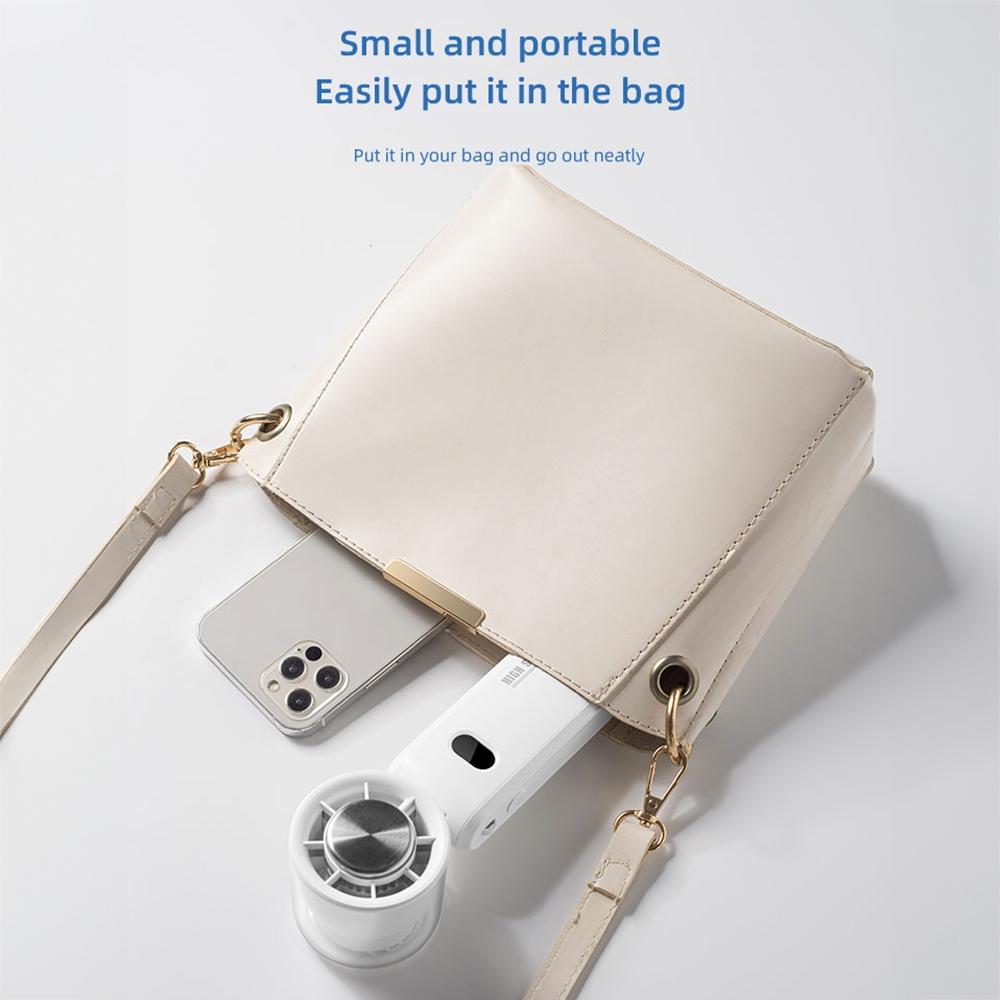 The 2026 newly upgraded handheld cooling folding fan, featuring a mini semiconductor 100-level turbo digital display ice-cooling fan, a large-capacity 3600mAh fan, strong wind power, and a lightweight design, is suitable for both home and outdoor use