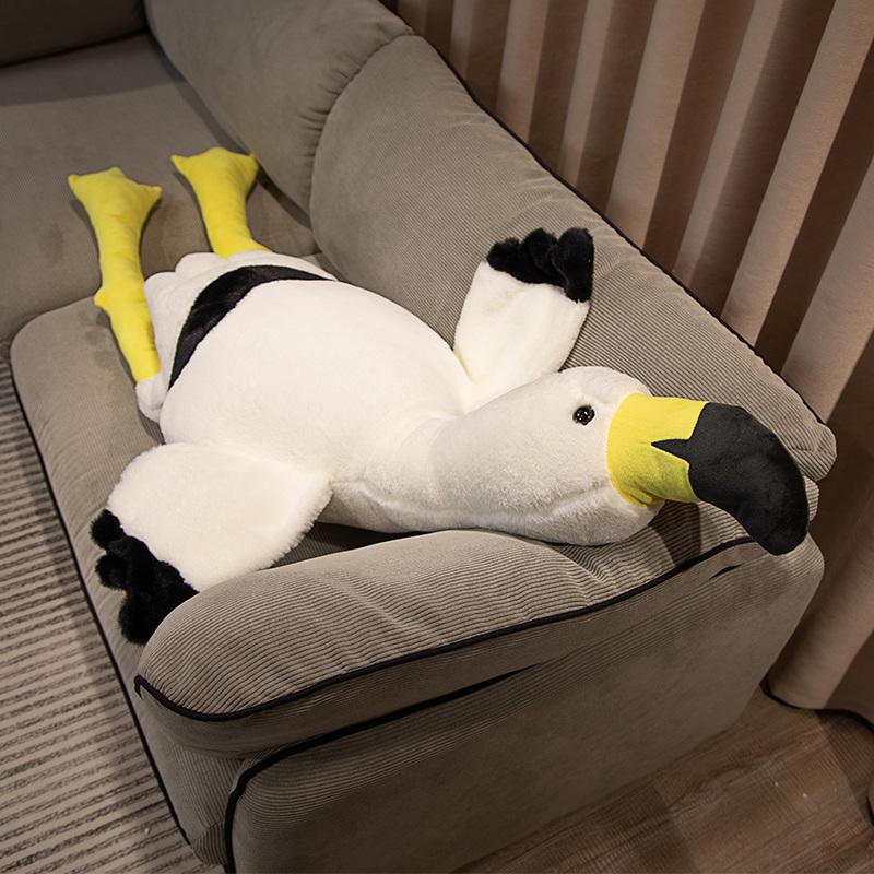 Big Size Flamingo Doll Stuffed Toy Soft Big Pillow Girl Heart-shaped Rag Bed Leg Birthday Christmas Gift Plush Toys