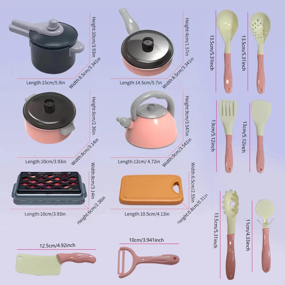 69-Piece Toddler Kitchen Pretend Playset with Pots, Pans, Utensils & Play Food, Play Kitchen Accessories for Ages 3+, Ideal for Classroom, Holiday & Birthday Gifts, 3 - 4 Years 69-Piece Toddler Kitchen Pretend Playset with Pots, Pans, Utensils & Play Food, Play Kitchen Accessories for Ages 3+, Ideal for Classroom, Holiday & Birthday Gifts, 3 - 4 Years