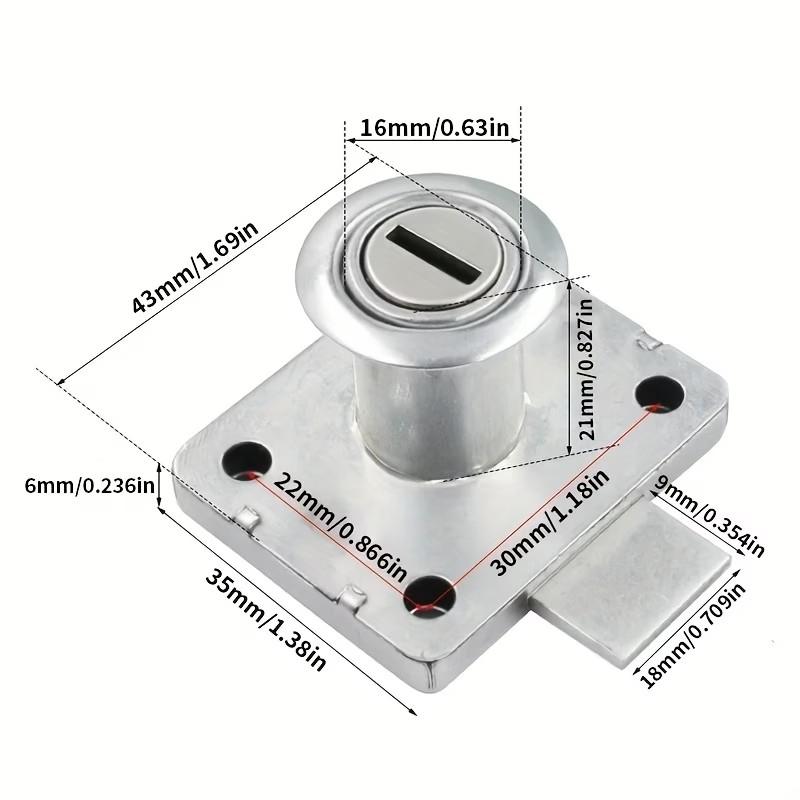 Advanced Drawer Locks Set, Secure Furniture Locks for Home & Office, Durable Design, Easy Installation, Ideal for Storage Solutions