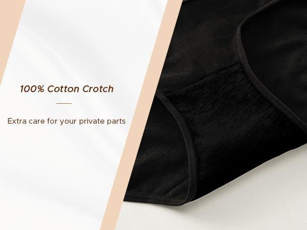 INNERSY Women's High Waisted Cotton Panties 5-Pack, Soft & Breathable Underwear, Comfortable Full Coverage Briefs for Everyday Wear, Stretchy & Durable INNERSY Women's High Waisted Cotton Panties 5-Pack, Soft & Breathable Underwear, Comfortable Full Coverage Briefs for Everyday Wear, Stretchy & Durable