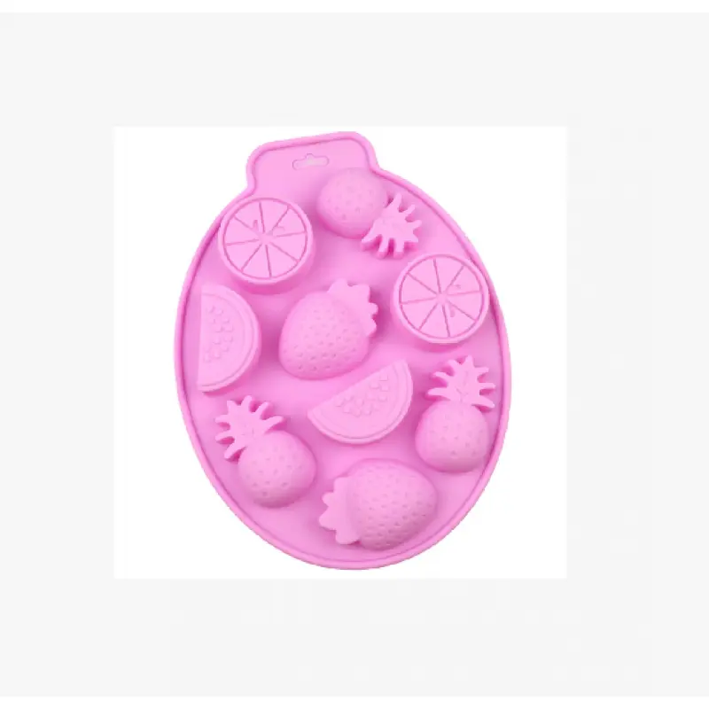 Fruit shaped baking silicone mold, multifunctional silicone mold, oven for freezing, soft and easy to demold, rinse with clean water, cake, chocolate, ice cubes, universal
