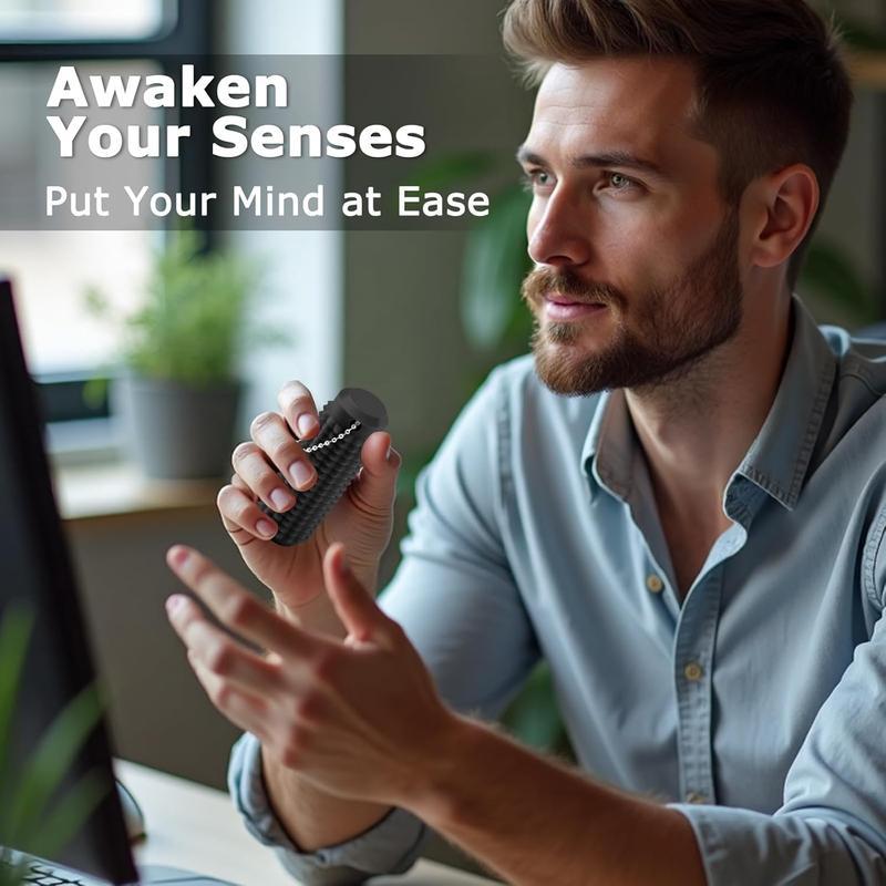 Little Ouchies Grippie Portable Vibrant Colors Stim Tool with Firm Plastic Spikes for Anxiety & Stress Relief, Clip to Keys for On-the-Go Comfort Pain Stimulation Impulse Management