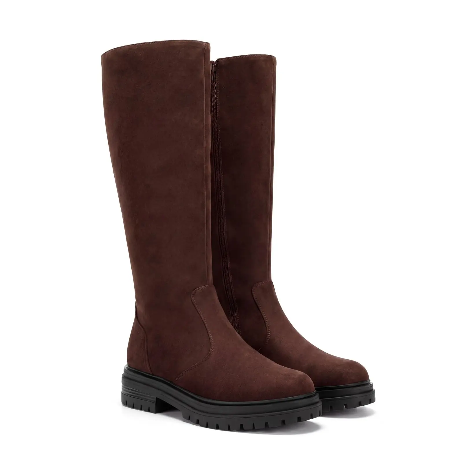 Suede Chocolate Brown
