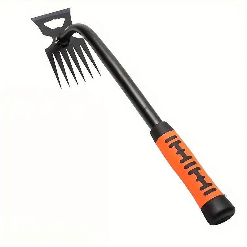 Weed Removal Tool, Garden Hoe for Soil Aeration, Dandelion Control Spade, Manganese Steel Weeding Rake, Essential Gardening Equipment