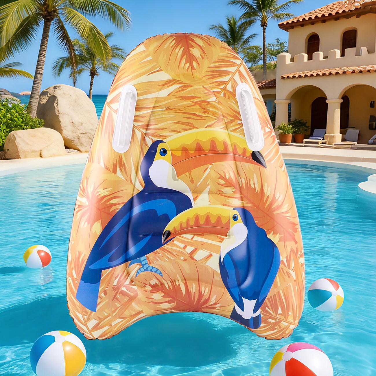 Portable Inflatable Surfboard for Swimming, Water Sports, Beach, Pool, Vacation, Ideal for Surfing and Waterskiing