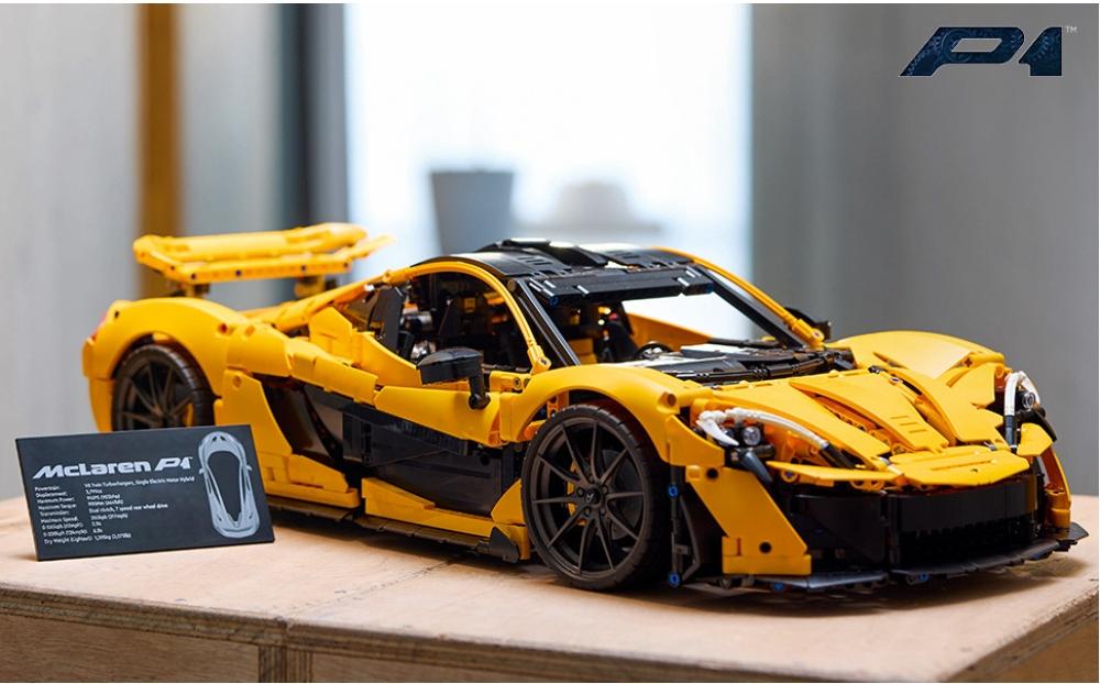 Technic  P1 Hypercar Building Set, Scale Model Car Kit for Adults to Build, Collectible Vehicle with V8 Piston Engine and 7-Speed Gearbox, Gift for Men, Women, Him or Her 42172 P1 building kit for birthday/Christmas gift  P1 building blocks gift for car l