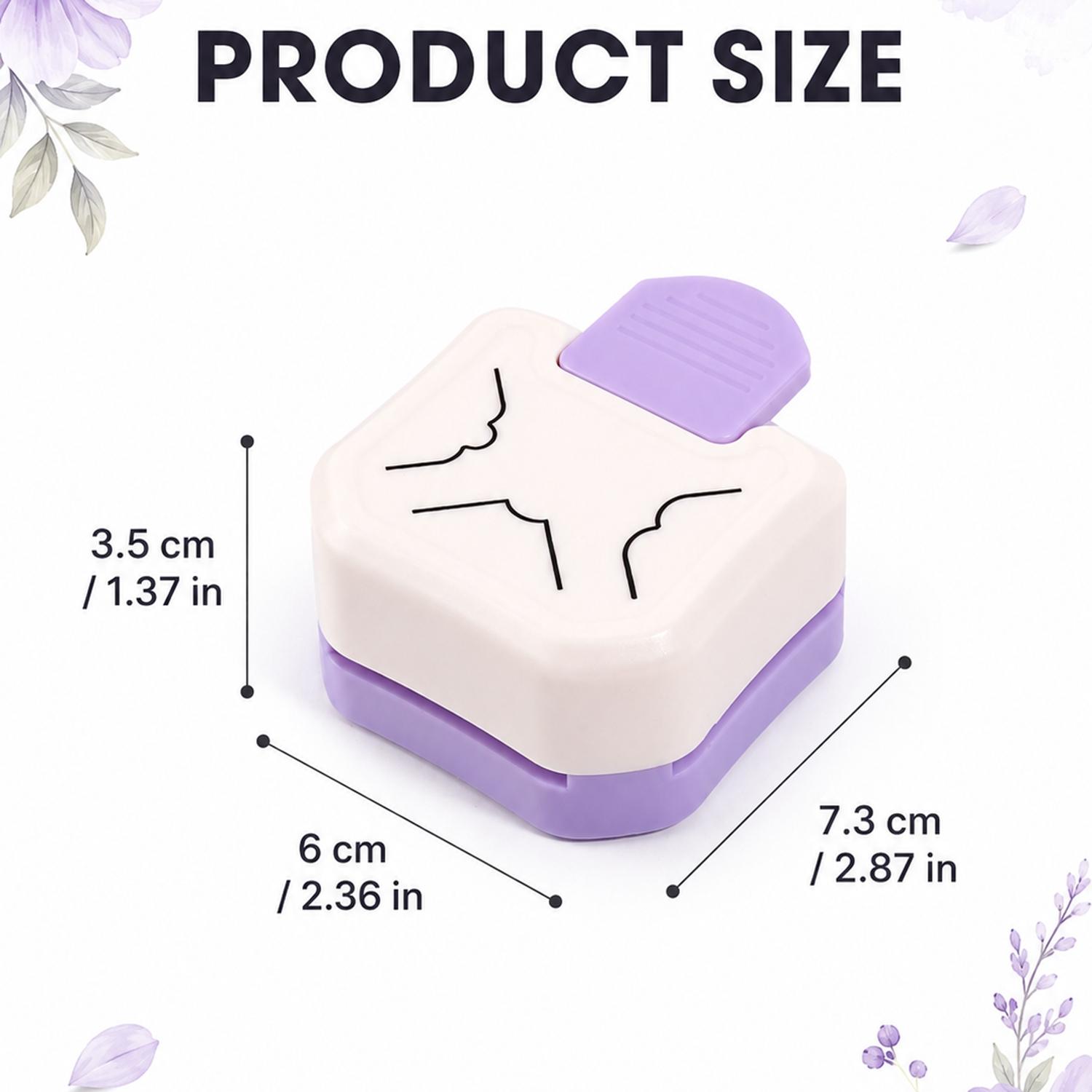 Portable Versatile 3-in-1 Corner Rounder Punch R4/R7/R10mm Paper Trimmer Cutter craft cutting tool for Card Making Scrapbook DIY Craft Projects