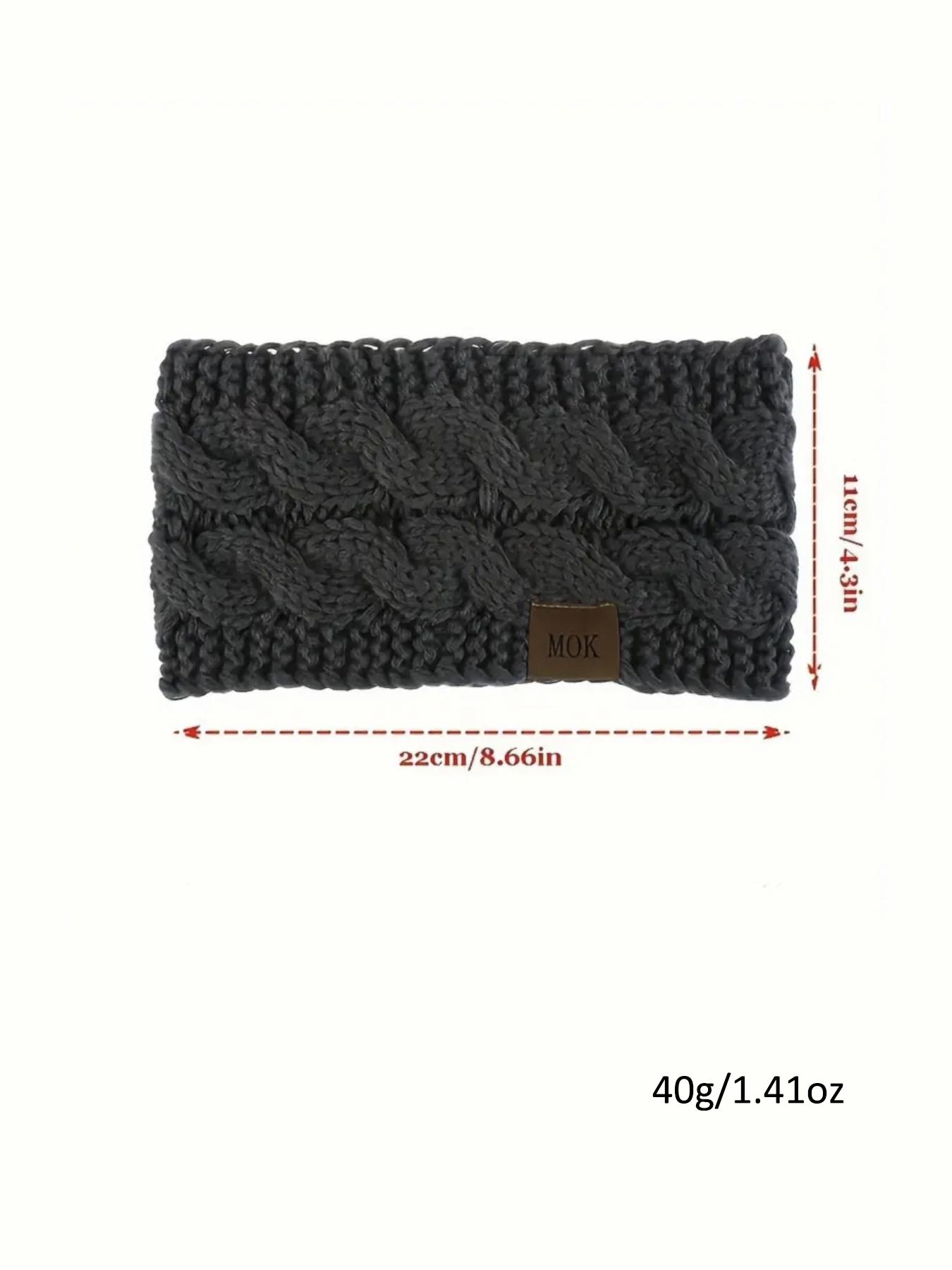 New Arrival Fleece Knit Headband for Autumn and Winter, Ear & Forehead Warmer, Windproof Fashion Accessory for Outdoor Activities, Soft Fashion Headbands