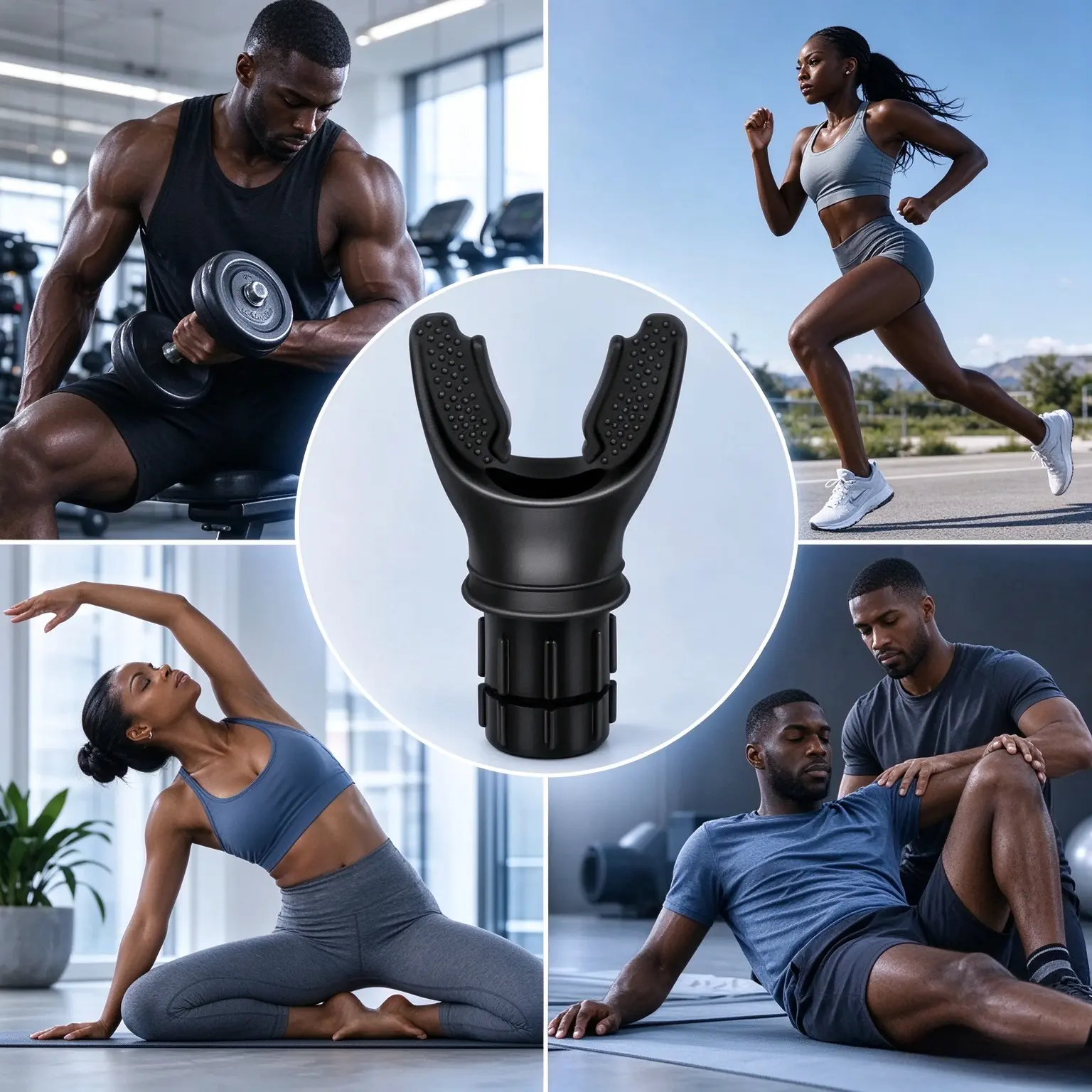 2-Pack Portable Breathing Exercise Trainer, Adjustable Resistance, Lightweight Washable Polyester Respiratory Training Aid, Home Fitness Tool for Improving Respiratory Strength and Endurance, Daily Breathing Workout