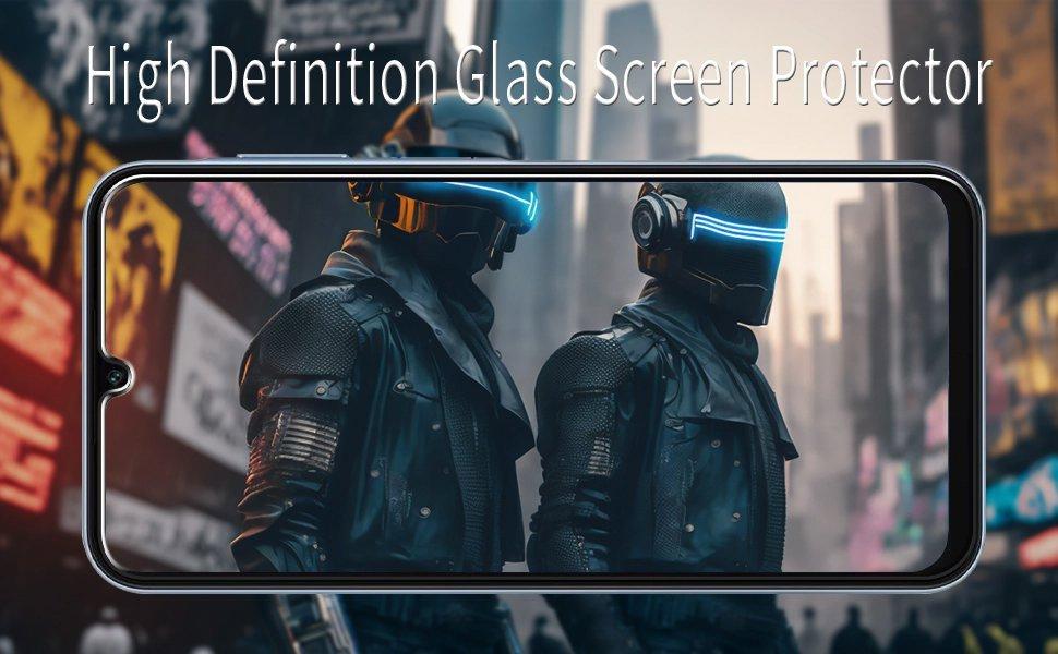 (2 Pack) Designed for Samsung Galaxy A15 5G and Galaxy A15 6.5-inch Tempered Glass Screen Protector, Anti Scratch, Bubble Free